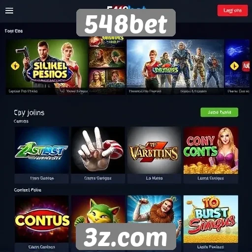 Analise das ofertas de jogos disponíveis no 548bet