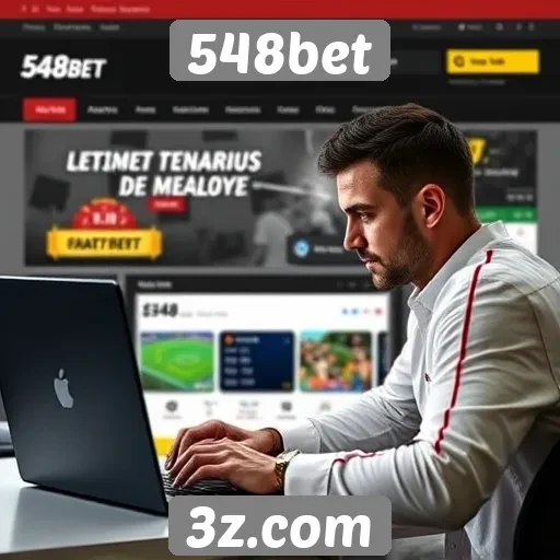 Experiência do usuário no site 548bet
